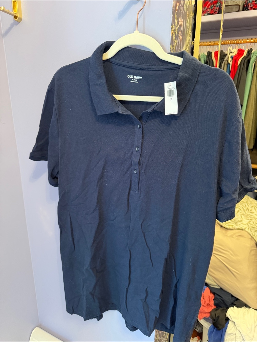 Old Navy Dark Navy Polo Shirt